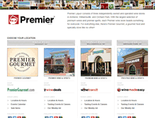 Tablet Screenshot of premierwines.com